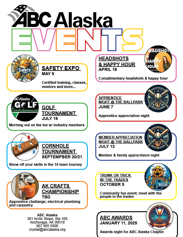 2025 Construction Industry Calendar